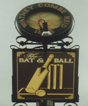Bat and Ball sign 1986