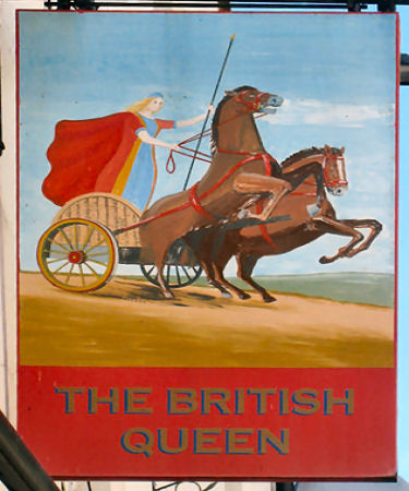 British Queen sign 2010