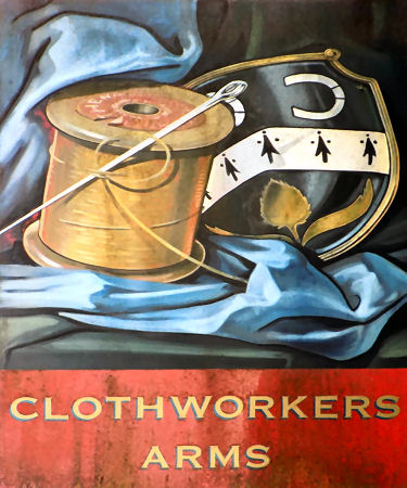 Clothworker's Arms sign 2015