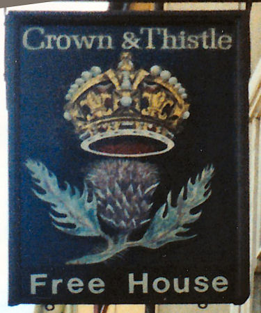 Crown and Thistle sign 1986