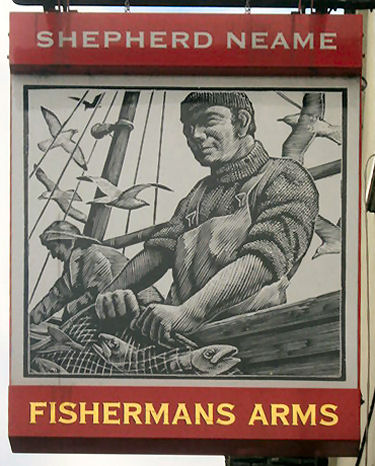 Fisherman's Arms sign 2010