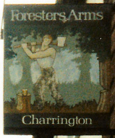 Forester's Arms sign 1986