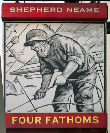 Four Fathoms sign 2010