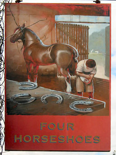 Four Horseshoes sign 2010