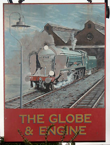 Globe and Engine sign 2008