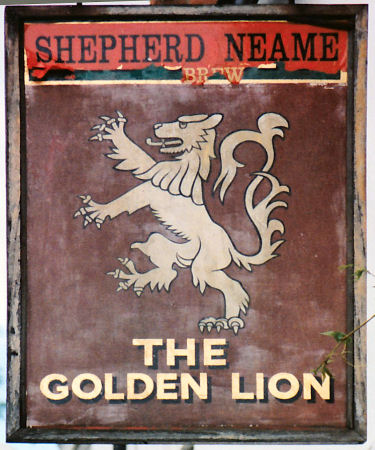 Golden Lion sign 1991