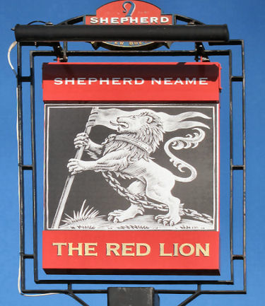 Red Lion sign 2011