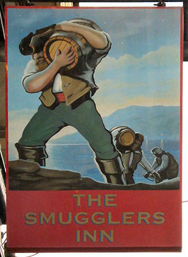 Smugglers Inn sign 2010