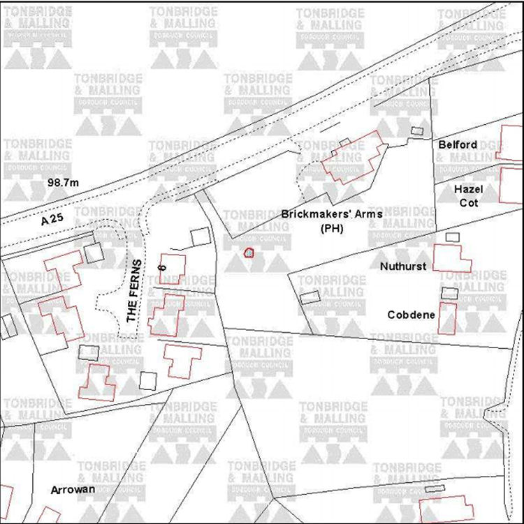 Brickmaker's Arms map 2007