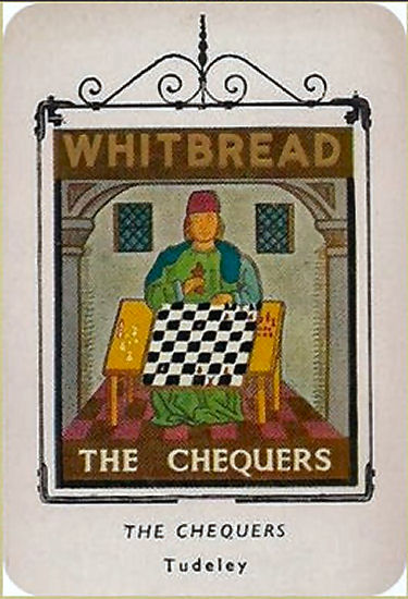 Chequers Whitbread card 1953