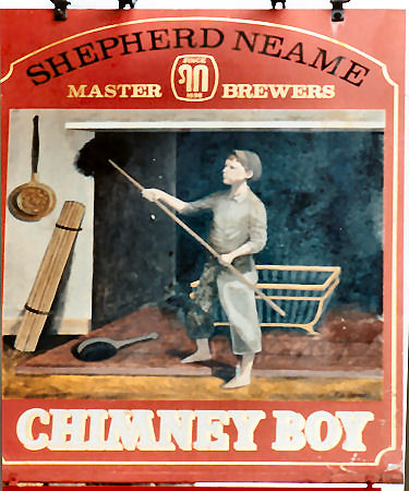 Chimney Boy sign 1991