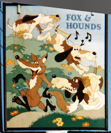 Fox and Hounds sign 1986