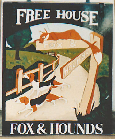 Fox and Hounds sign 1988