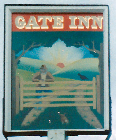Gate Inn sign 1986