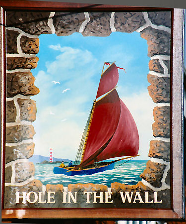 Hole in the Wall sign 1995