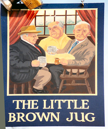 Little Brown Jug sign