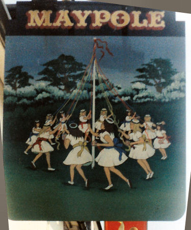 Maypole sign 1986
