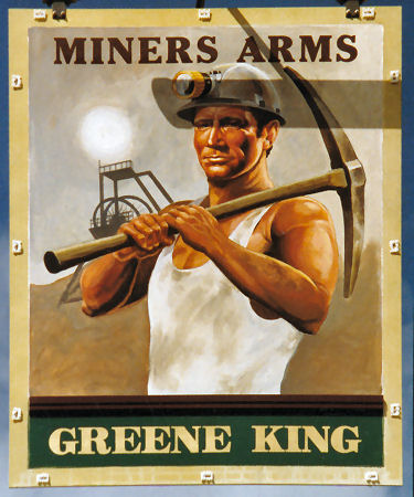 Miner's Arms sign 1996