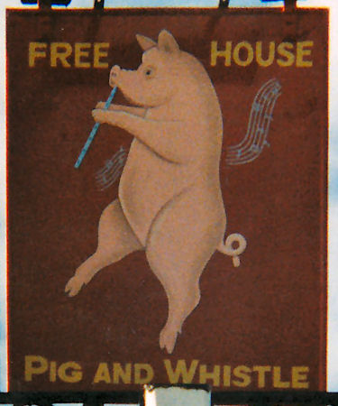 Pig and Whistle sign 1987