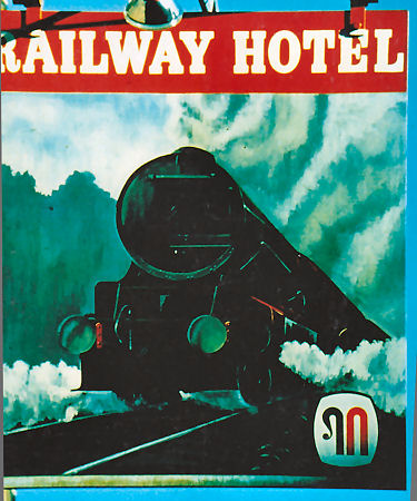 Railway Hotel sign