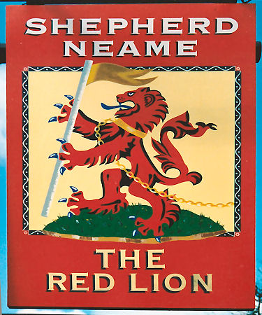Red Lion sign 2002