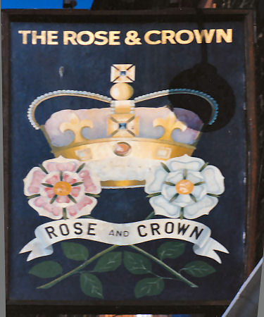 Rose and Crown sign 1991