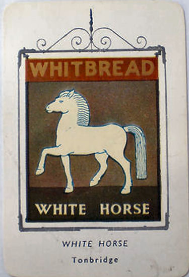 White Horse card