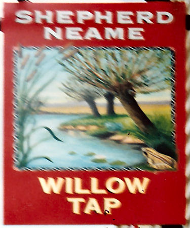 Willow Tap sign 1992