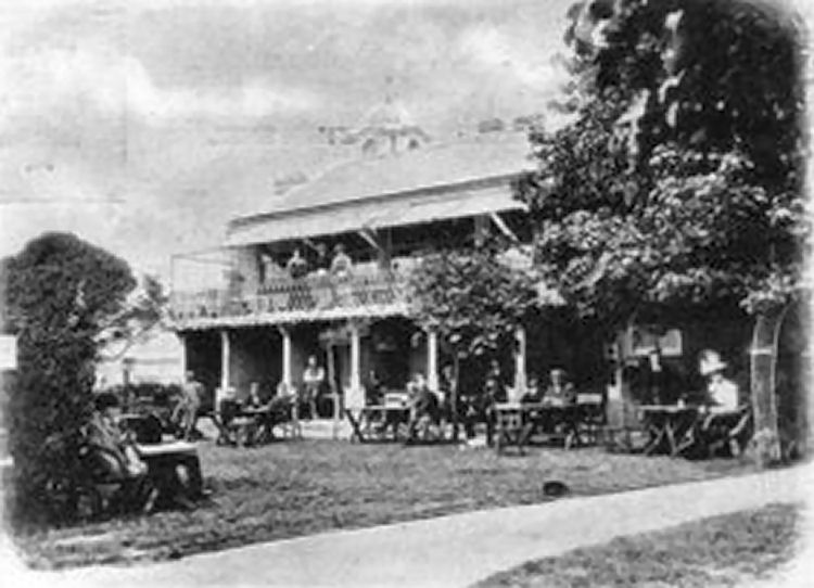 Belle View Tavern garden 1900