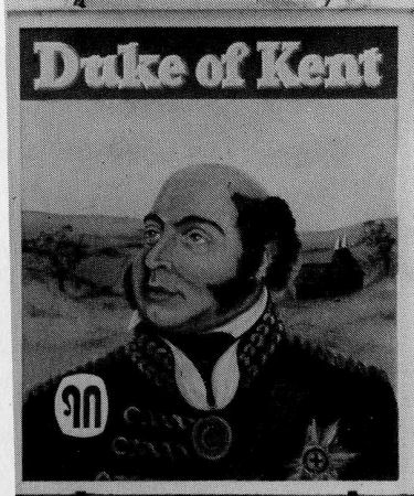 Duke of Kent sign 1987