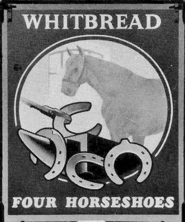 Four Horseshoes sign 1987