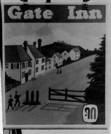 Gate Inn sign 1987