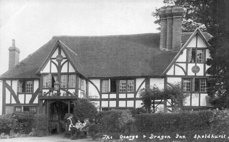 George and Dragon postcard 1915