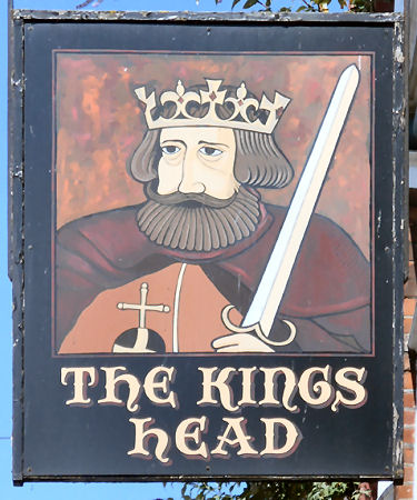 King's Head sign 2014
