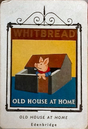 Old House at Home card
