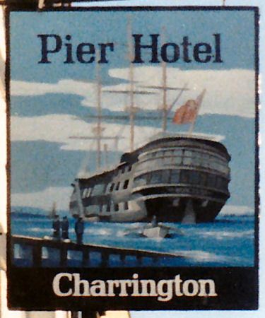 Pier Hotel sign 1986