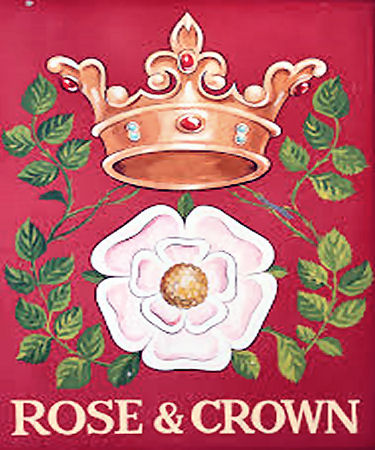 Rose and Crown sign