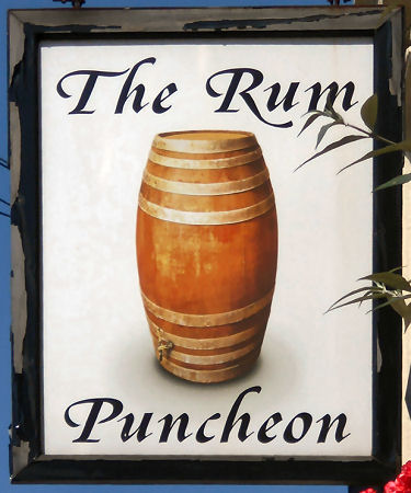 Rum Puncheon sign 2014