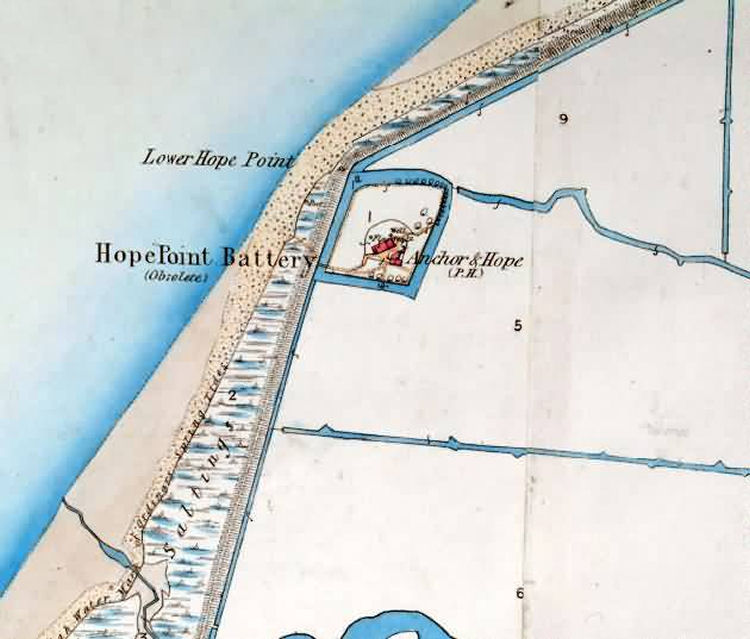 Anchor and Hope map 1874