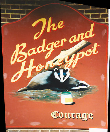 Badger and Honeypot sign 1991