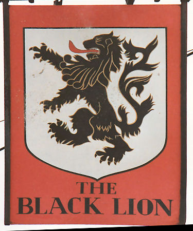 Black Lion sign 1992