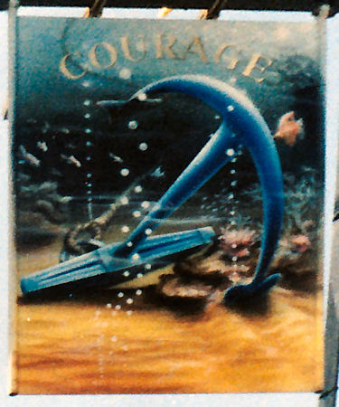 Blue Anchor sign 1985