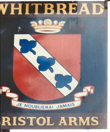 Bristol Arms sign 1991