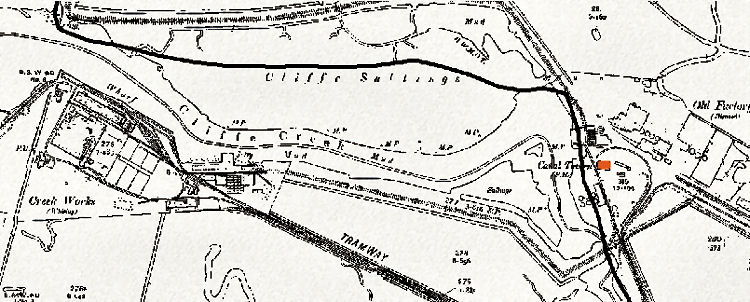 Canal Tavern map 1908