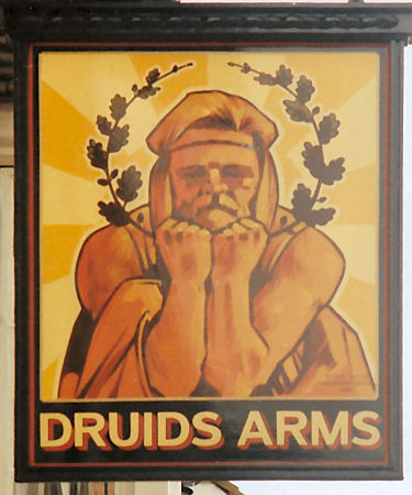 Druid's Arms sign 1980s