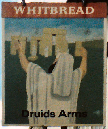 Druid's Arms sign 1986