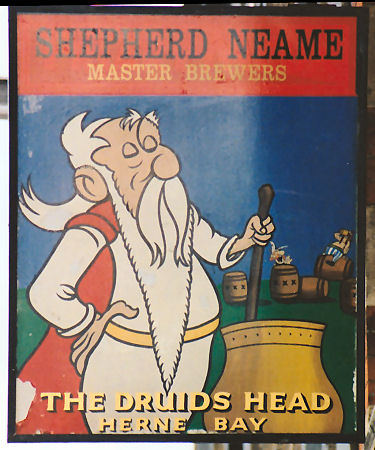 Druid's Head sign 1991
