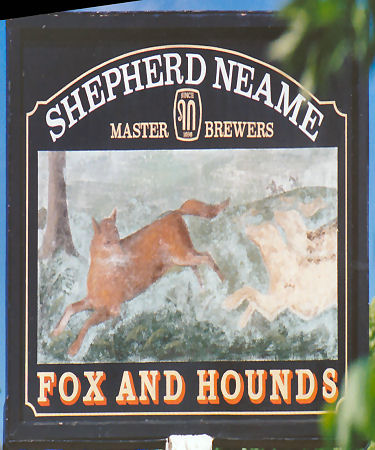 Fox and Hounds sign 1991