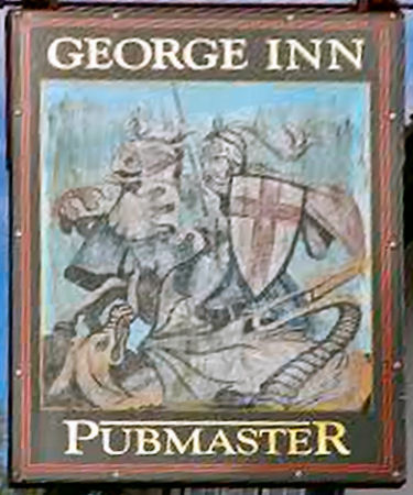 George Inn sign 2009