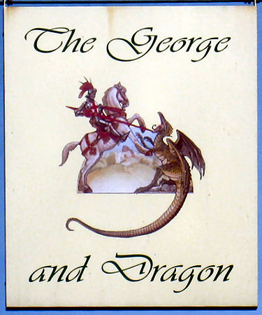 George and Dragon siign 2014